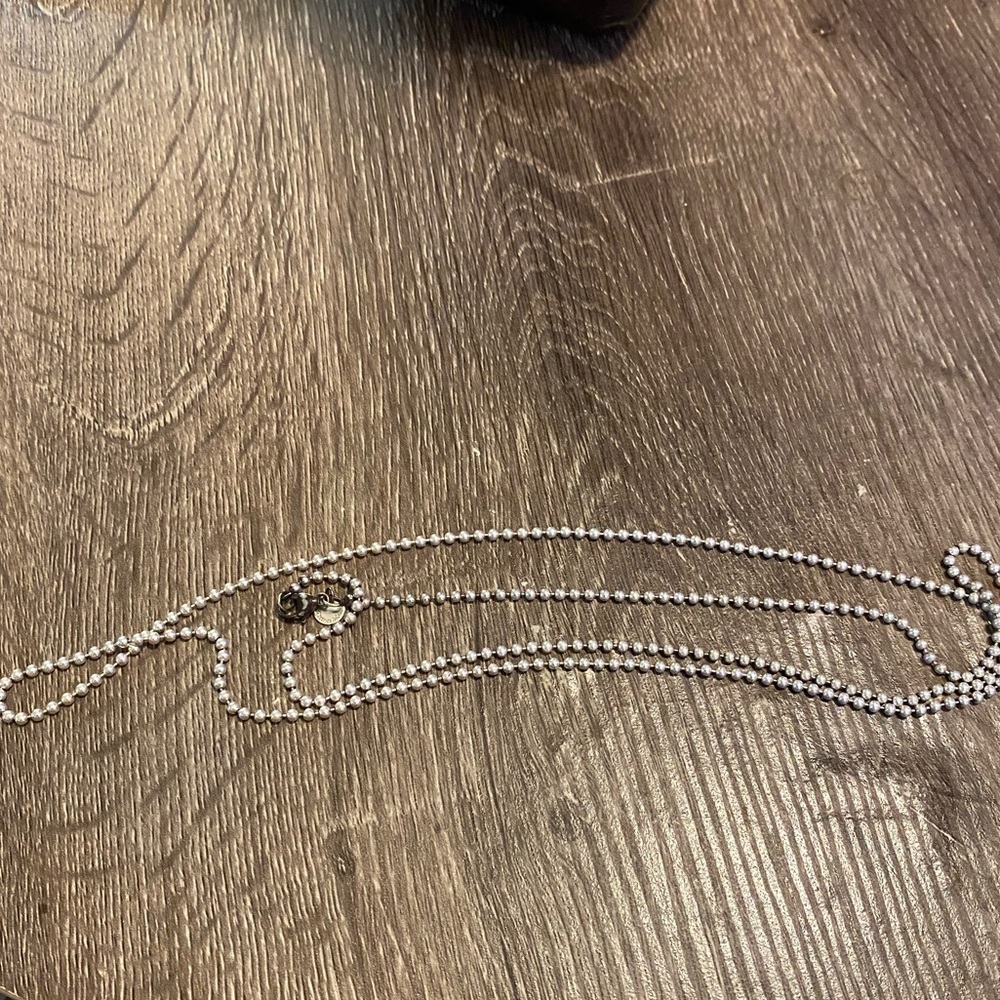 AUTHENTIC Tiffany &co  TOILET BEAD CHAIN  36 in